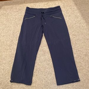 Navy Blue Athleta cropped pants
